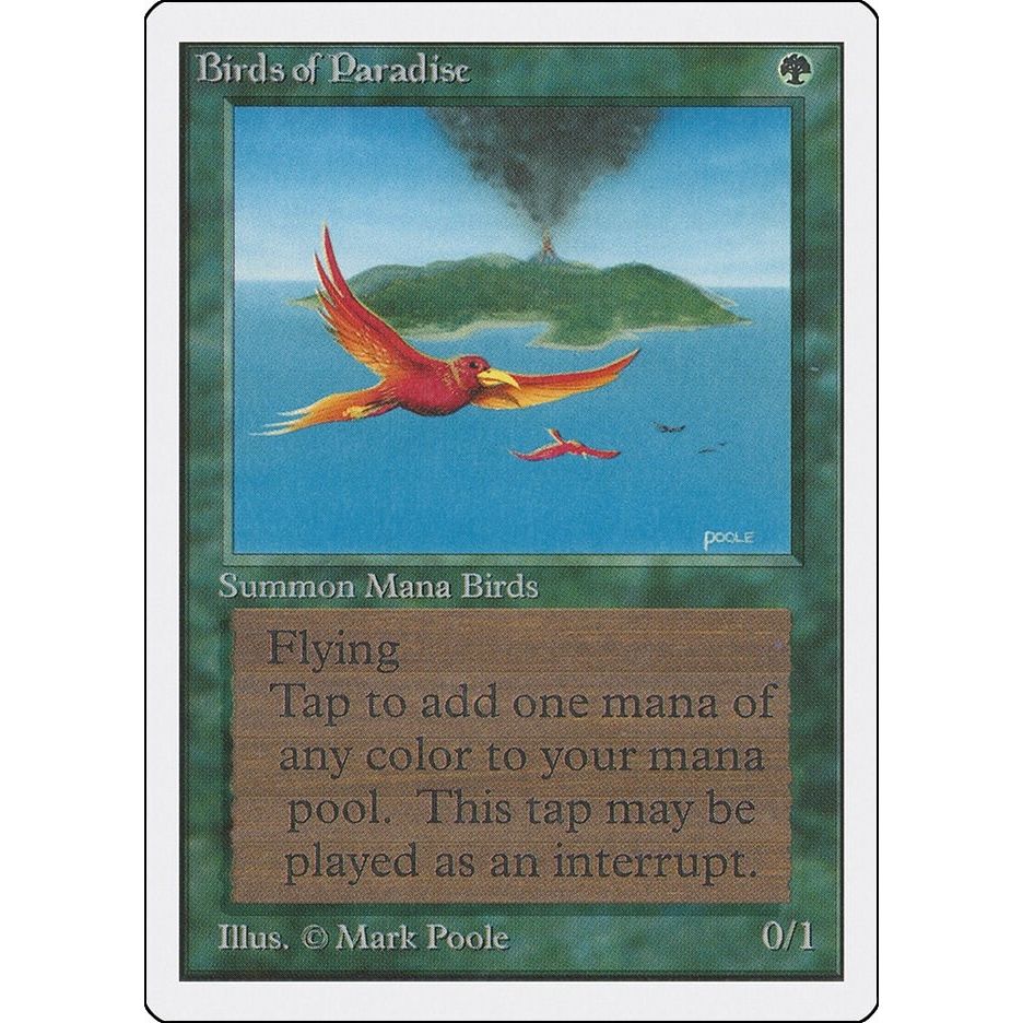 Image for Birds of Paradise (2ED) - Magic: The Gathering