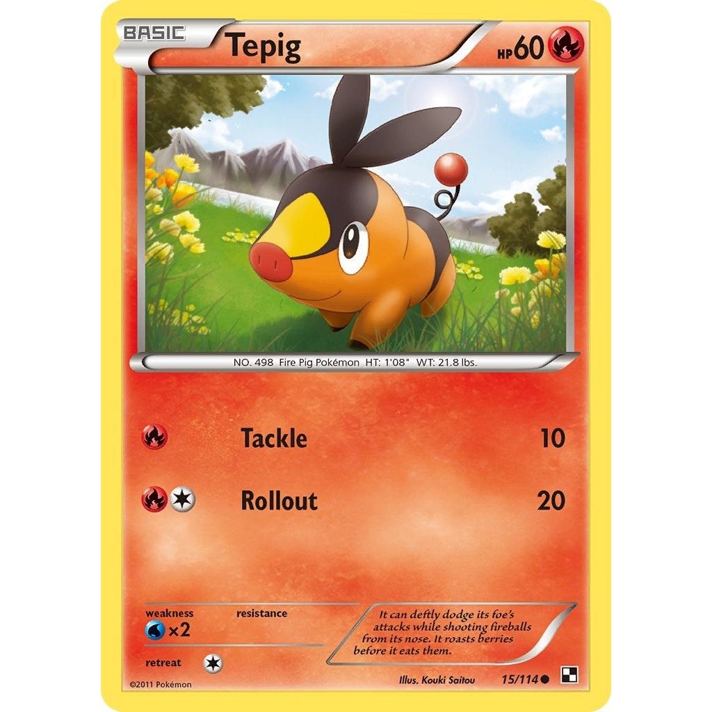 Image for Tepig (15) (15/114) (BLW) - Pokemon