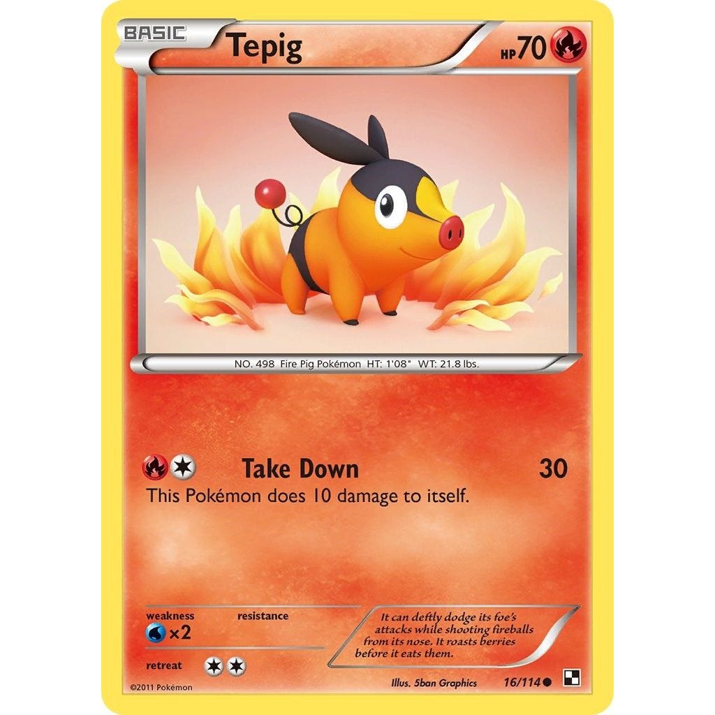 Image for Tepig (16) (16/114) (BLW) - Pokemon