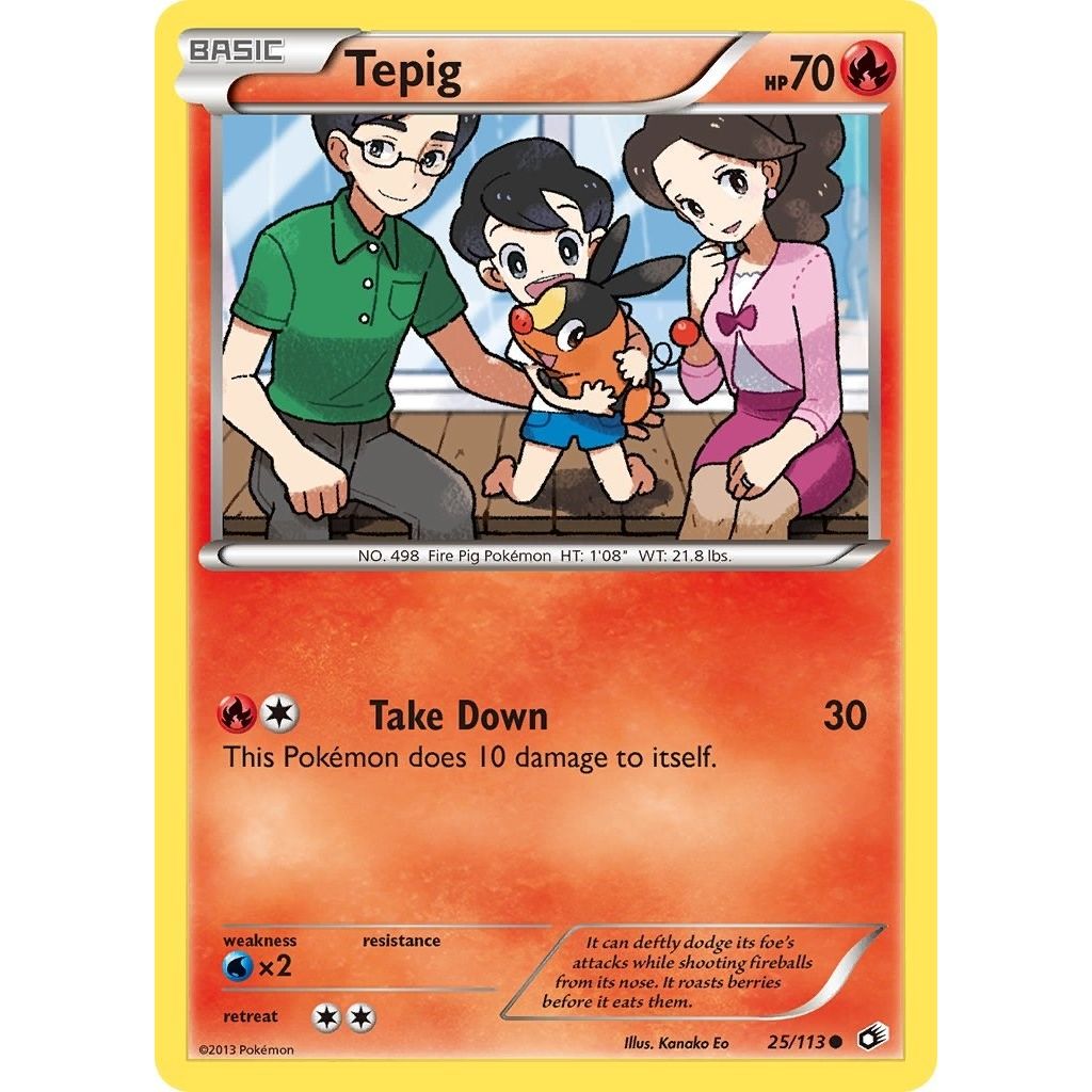 Image for Tepig (25/113) (LTR) - Pokemon