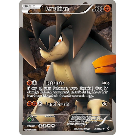 Image for Terrakion (99 Full Art) (99/101) (NVI) - Pokemon