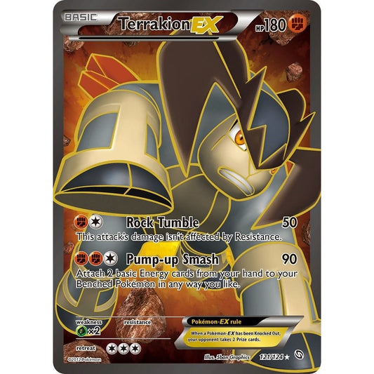 Image for Terrakion EX (121 Full Art) (121/124) (DRX) - Pokemon