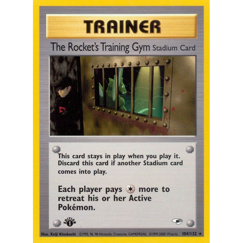 Image for The Rocket's Training Gym (104/132) (G1) - Pokemon