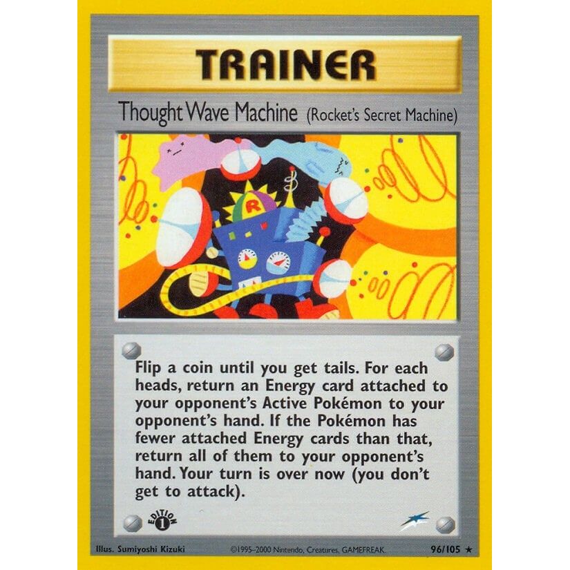 Image for Thought Wave Machine (Rocket's Secret Machine) (096/105) (N4) - Pokemon