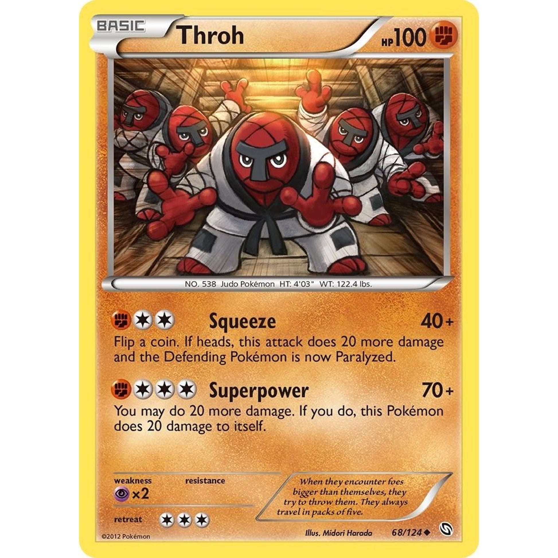 Image for Throh (68/124) (DRX) - Pokemon