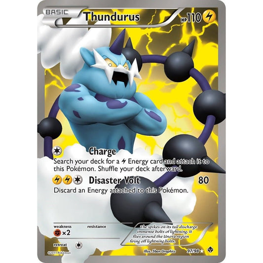 Image for Thundurus (97 Full Art) (97/98) (EPO) - Pokemon