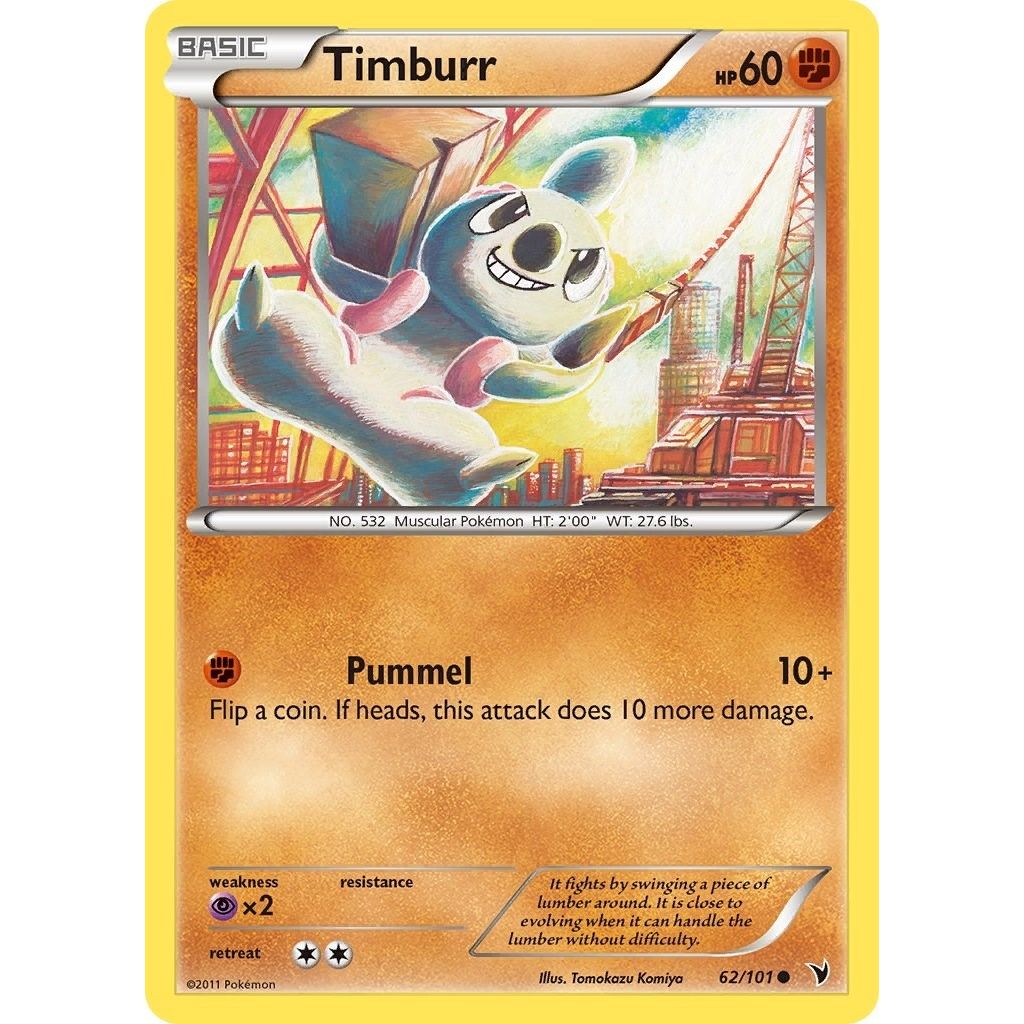 Image for Timburr (62/101) (NVI) - Pokemon