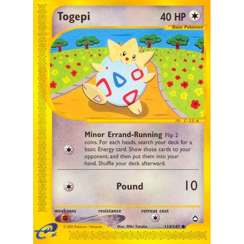 Image for Togepi (114/147) (AQ) - Pokemon