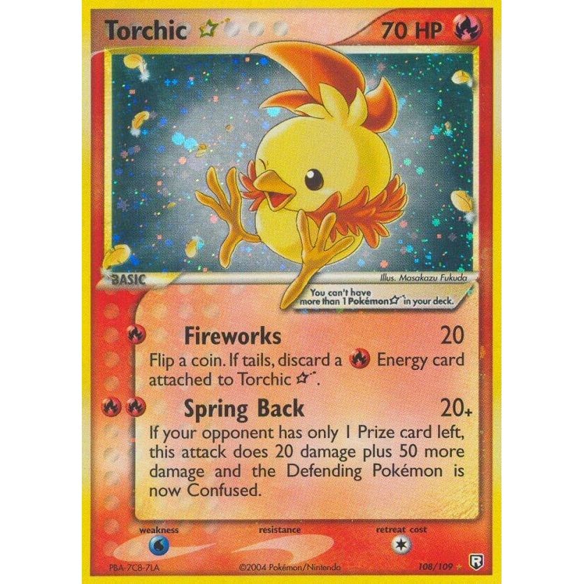 Image for Torchic Star (108/109) (RR) - Pokemon