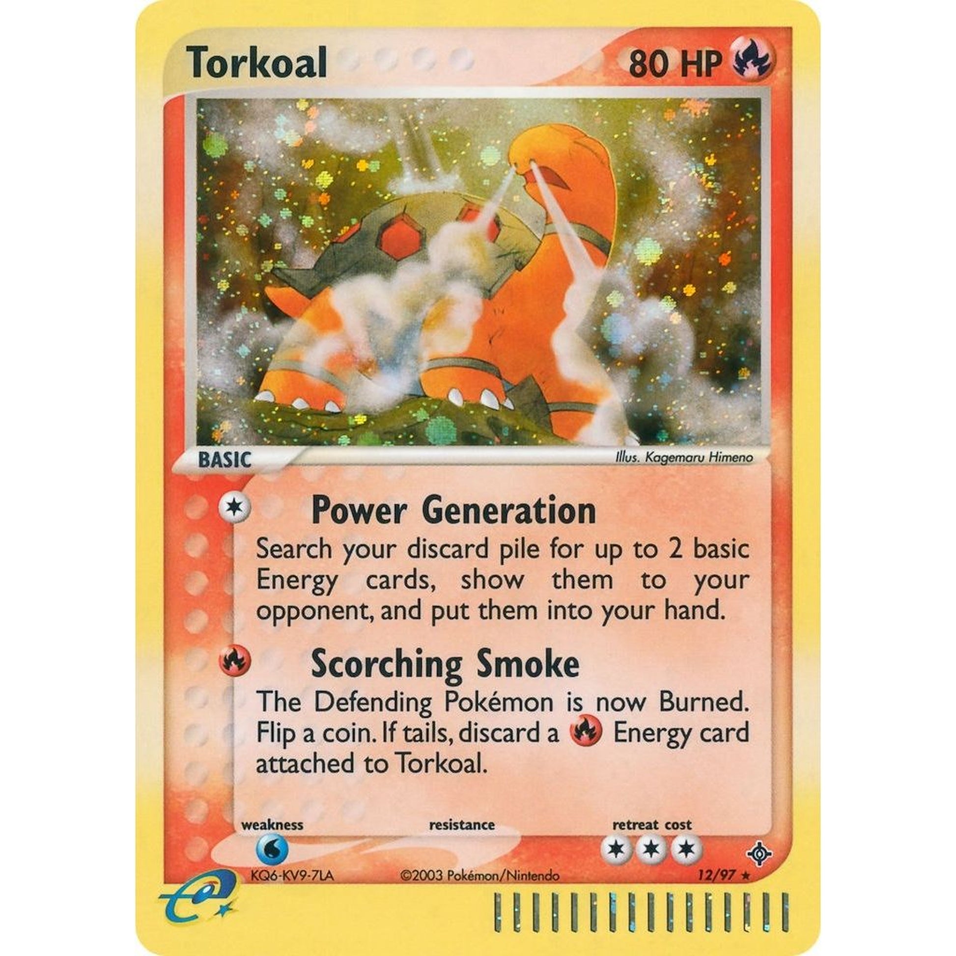 Image for Torkoal (12/97) (DR) - Pokemon