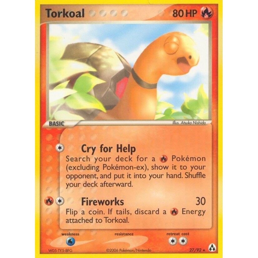 Image for Torkoal (27/92) (LM) - Pokemon