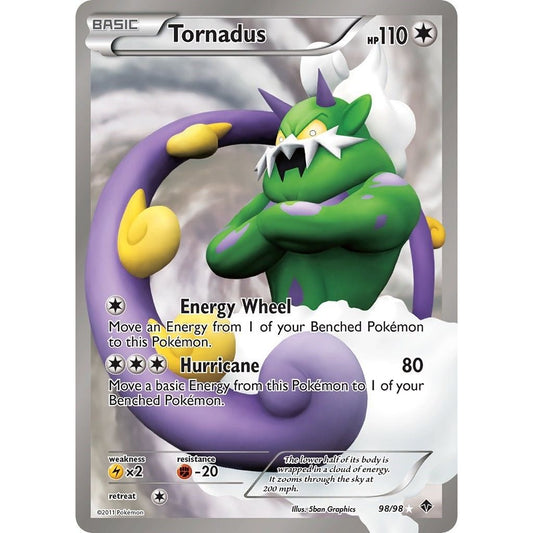 Image for Tornadus (98 Full Art) (98/98) (EPO) - Pokemon