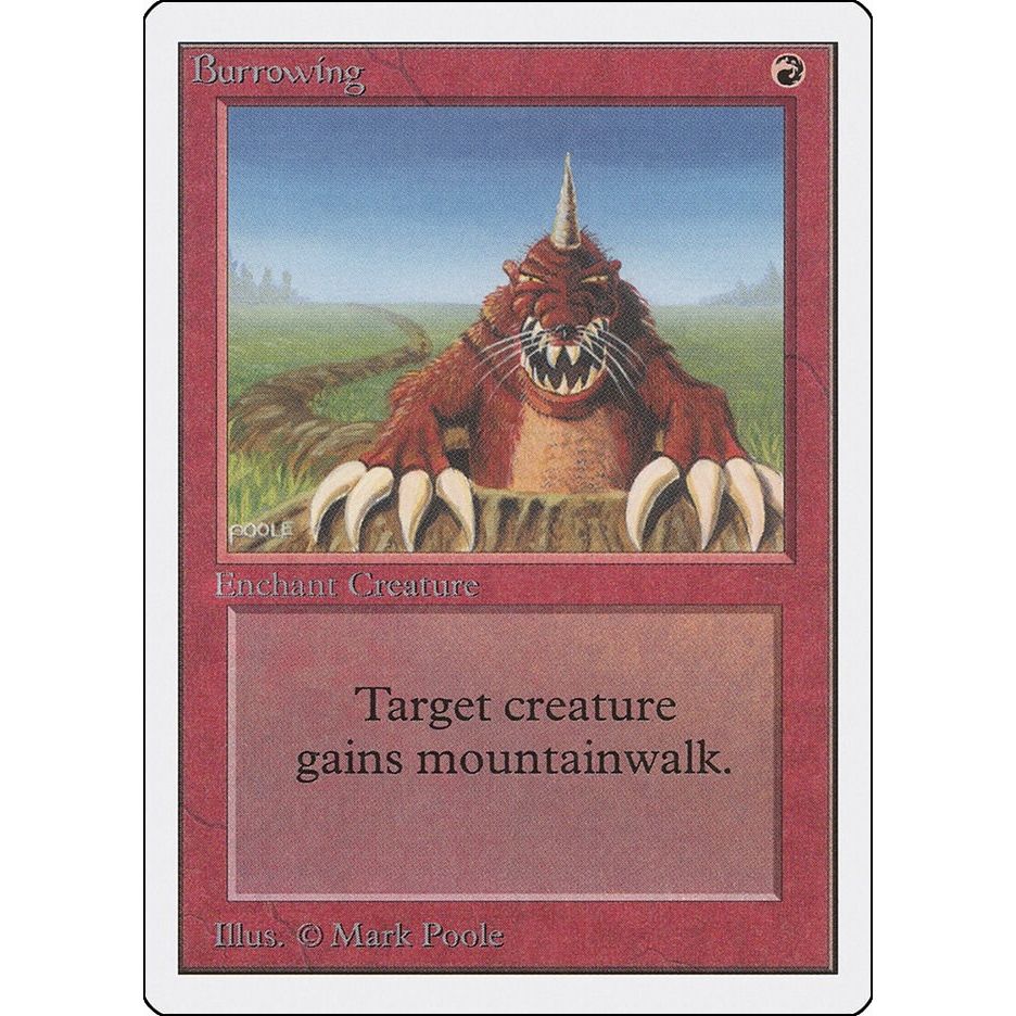 Image for Burrowing (2ED) - Magic: The Gathering