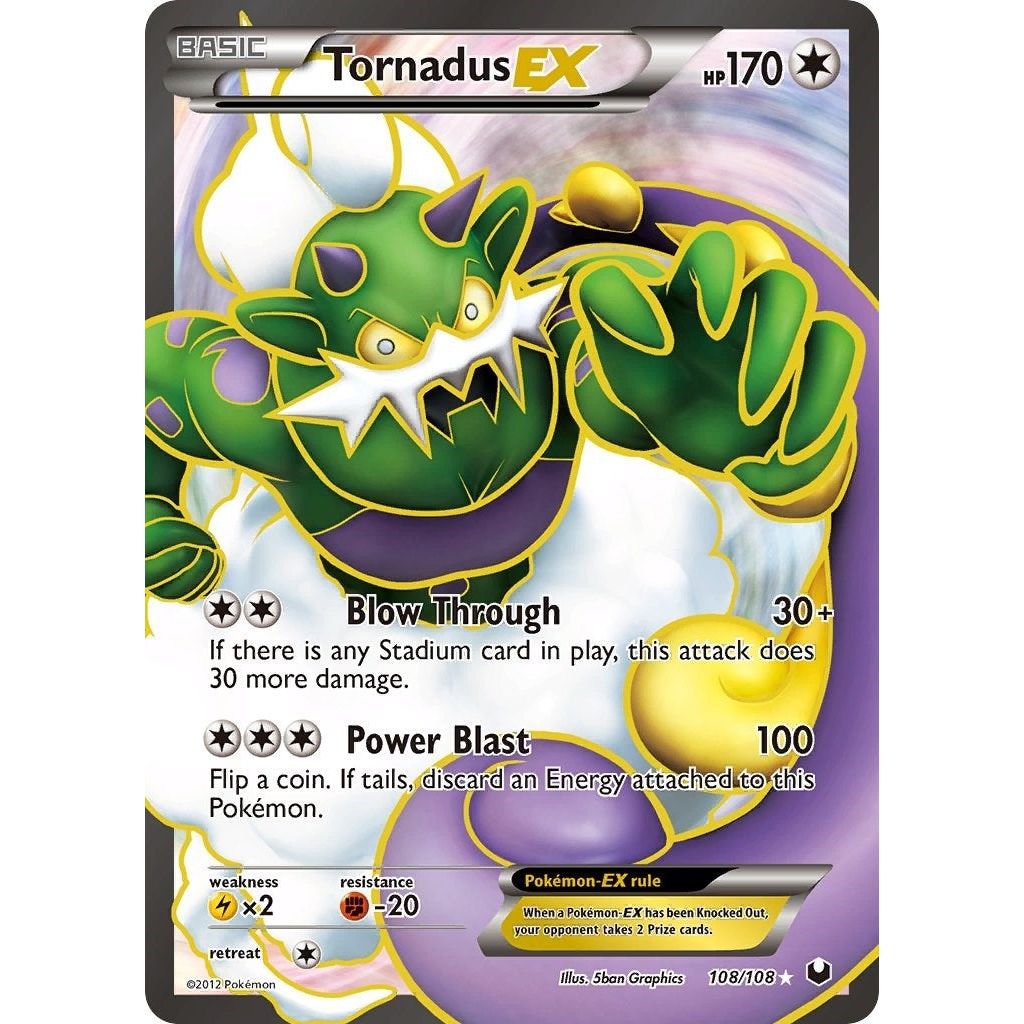 Image for Tornadus EX (108 Full Art) (108/108) (DEX) - Pokemon