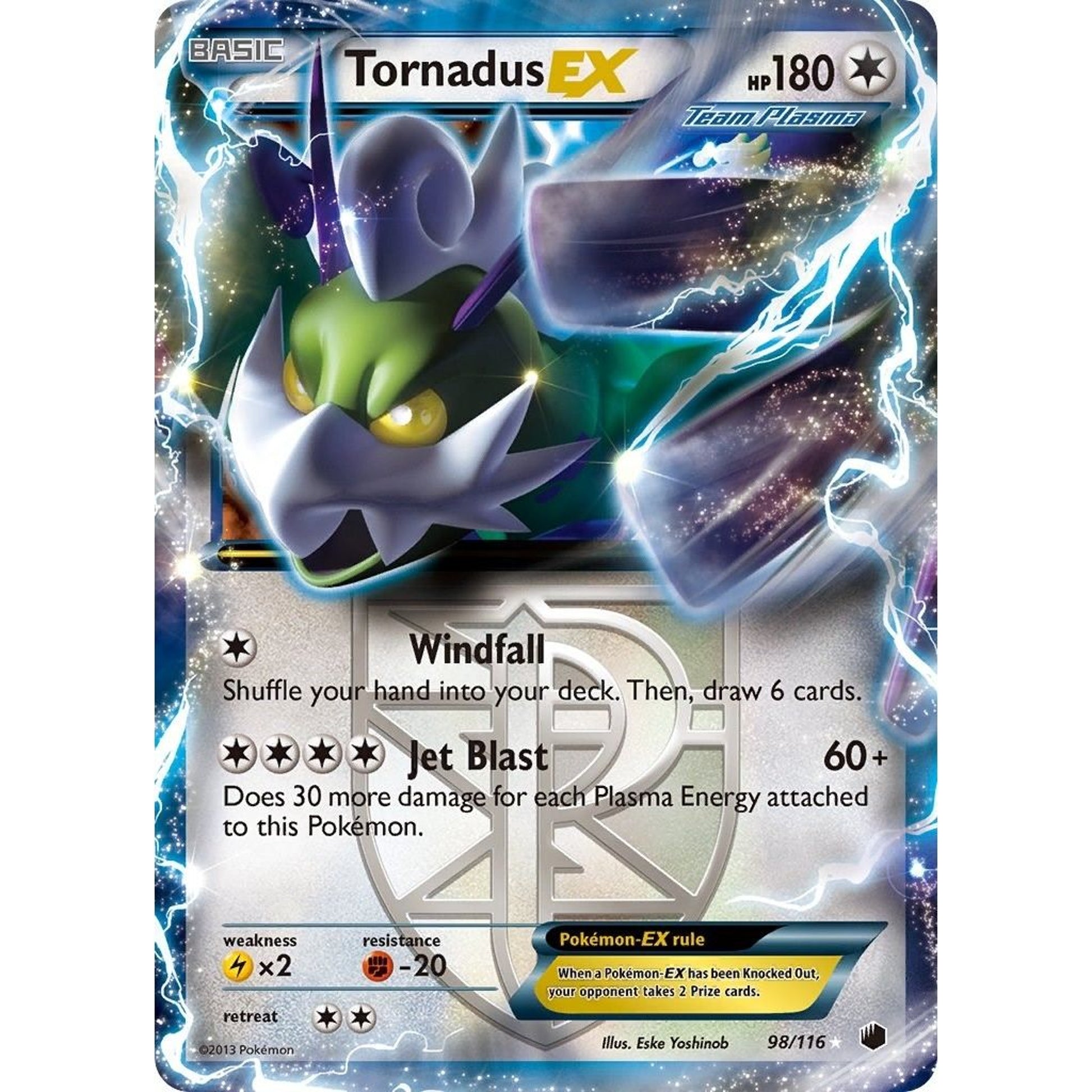 Image for Tornadus EX (Team Plasma) (98/116) (PLF) - Pokemon