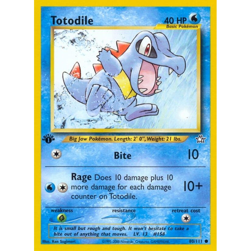 Image for Totodile (80) (080/111) (N1) - Pokemon
