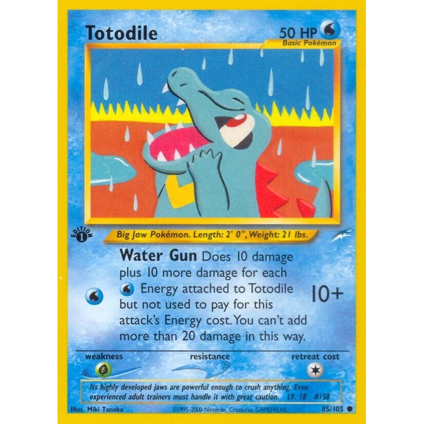 Image for Totodile (085/105) (N4) - Pokemon