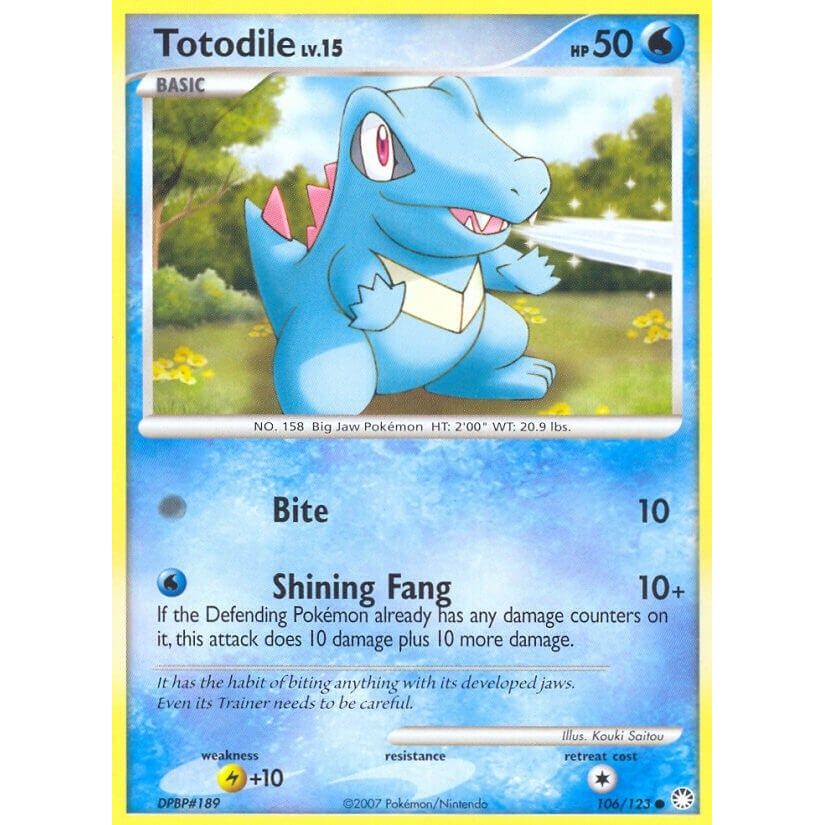Image for Totodile (106/123) (MT) - Pokemon