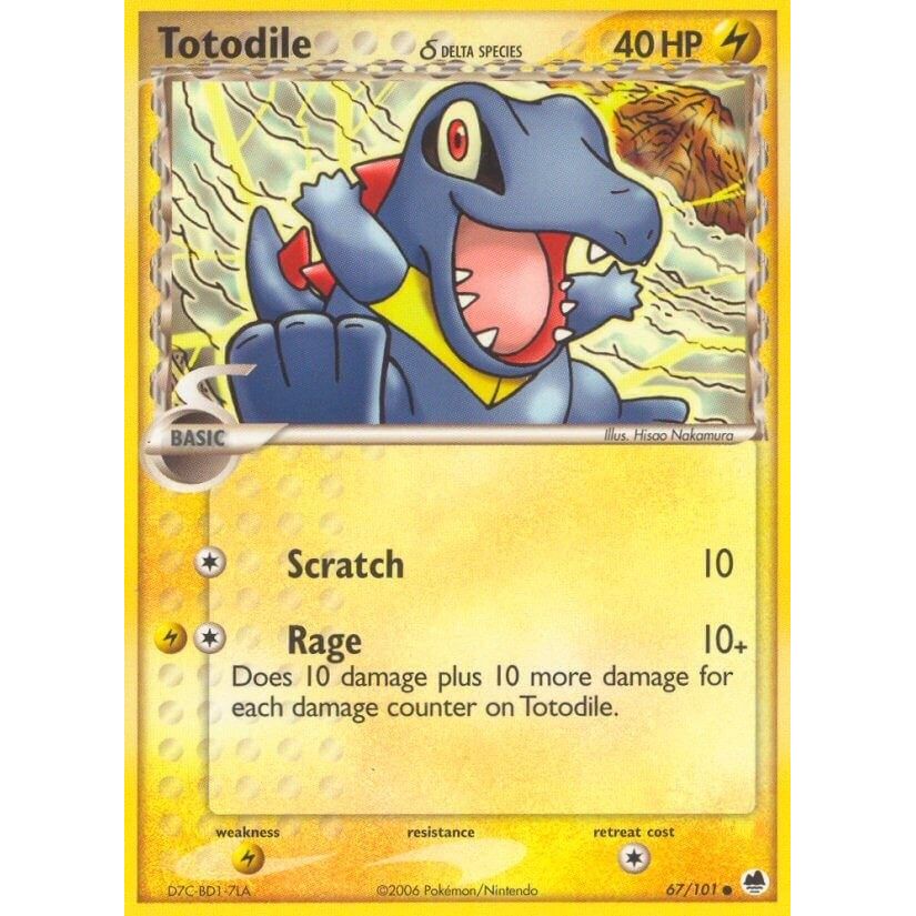 Image for Totodile (Delta Species) (67/101) (DF) - Pokemon