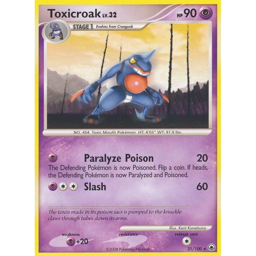 Image for Toxicroak (31/100) (MD) - Pokemon