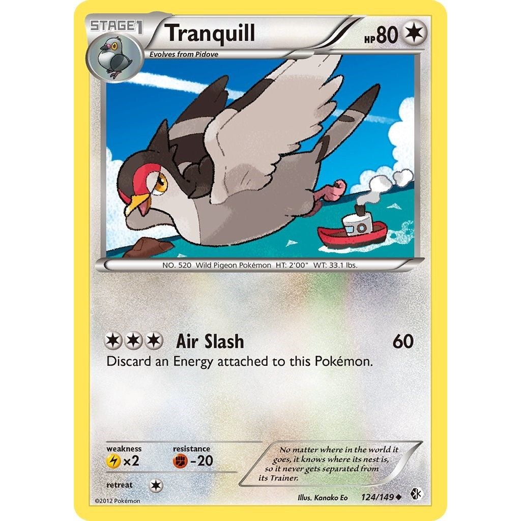 Image for Tranquill (124/149) (BCR) - Pokemon