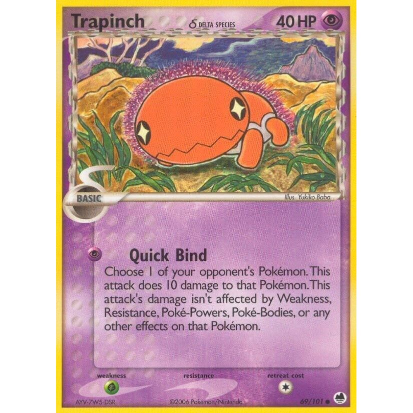 Image for Trapinch - 069/101 (Delta Species) (69/101) (DF) - Pokemon