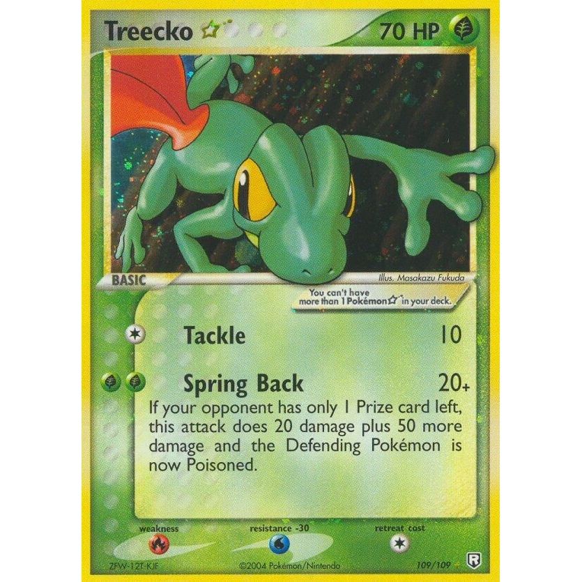 Image for Treecko Star (109/109) (RR) - Pokemon