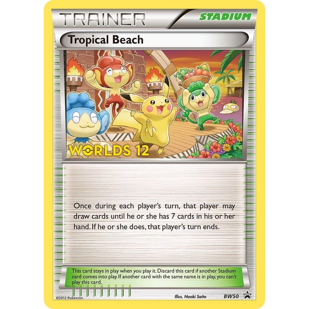 Image for Tropical Beach - BW50 (Worlds 12) (BW50) (PR) - Pokemon