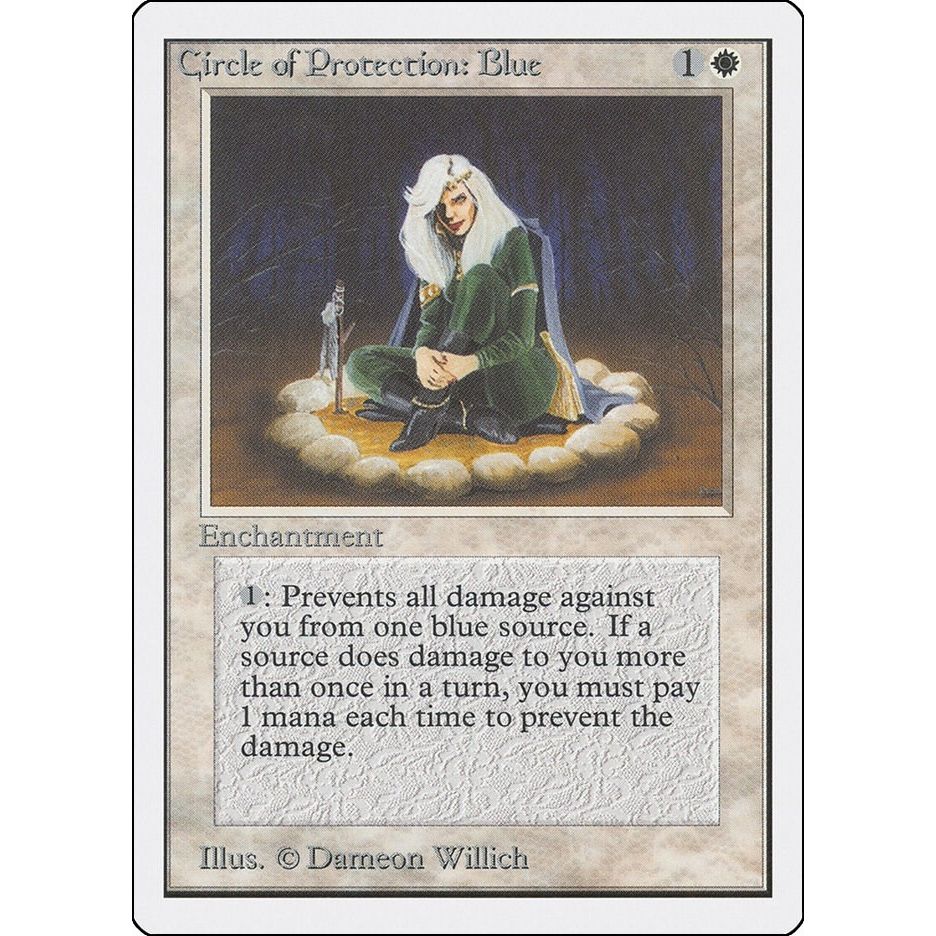 Image for Circle of Protection: Blue (2ED) - Magic: The Gathering