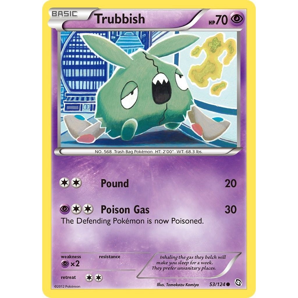 Image for Trubbish (53/124) (DRX) - Pokemon