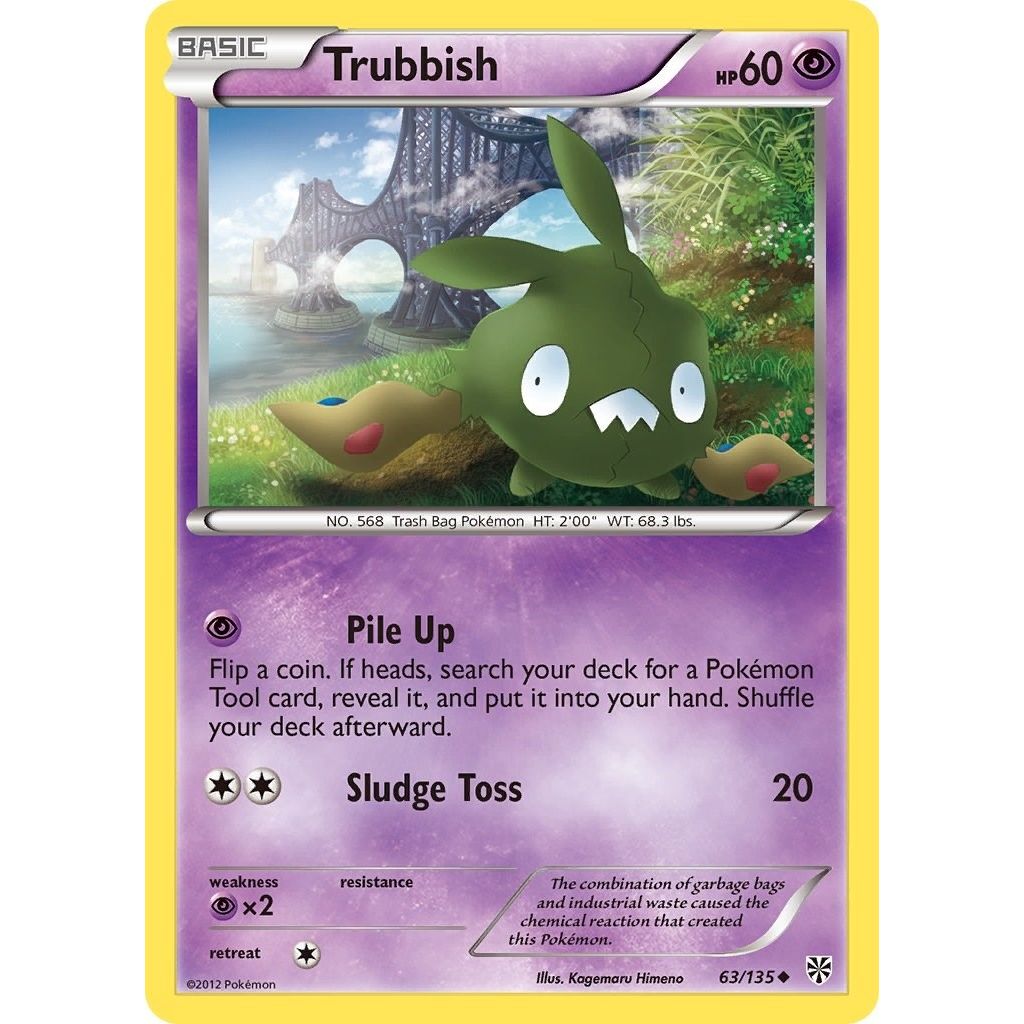 Image for Trubbish (63) (63/135) (PLS) - Pokemon