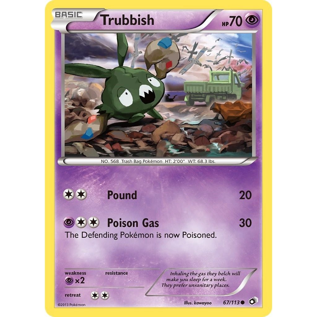 Image for Trubbish (67/113) (LTR) - Pokemon