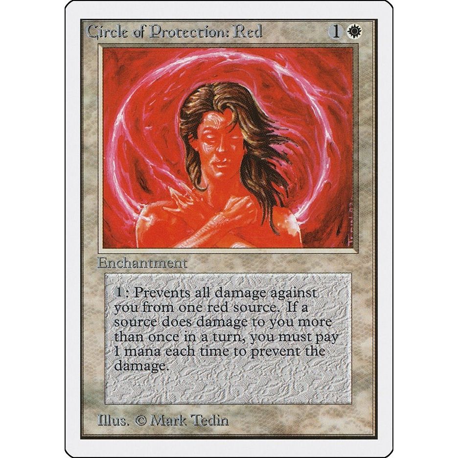 Image for Circle of Protection: Red (2ED) - Magic: The Gathering