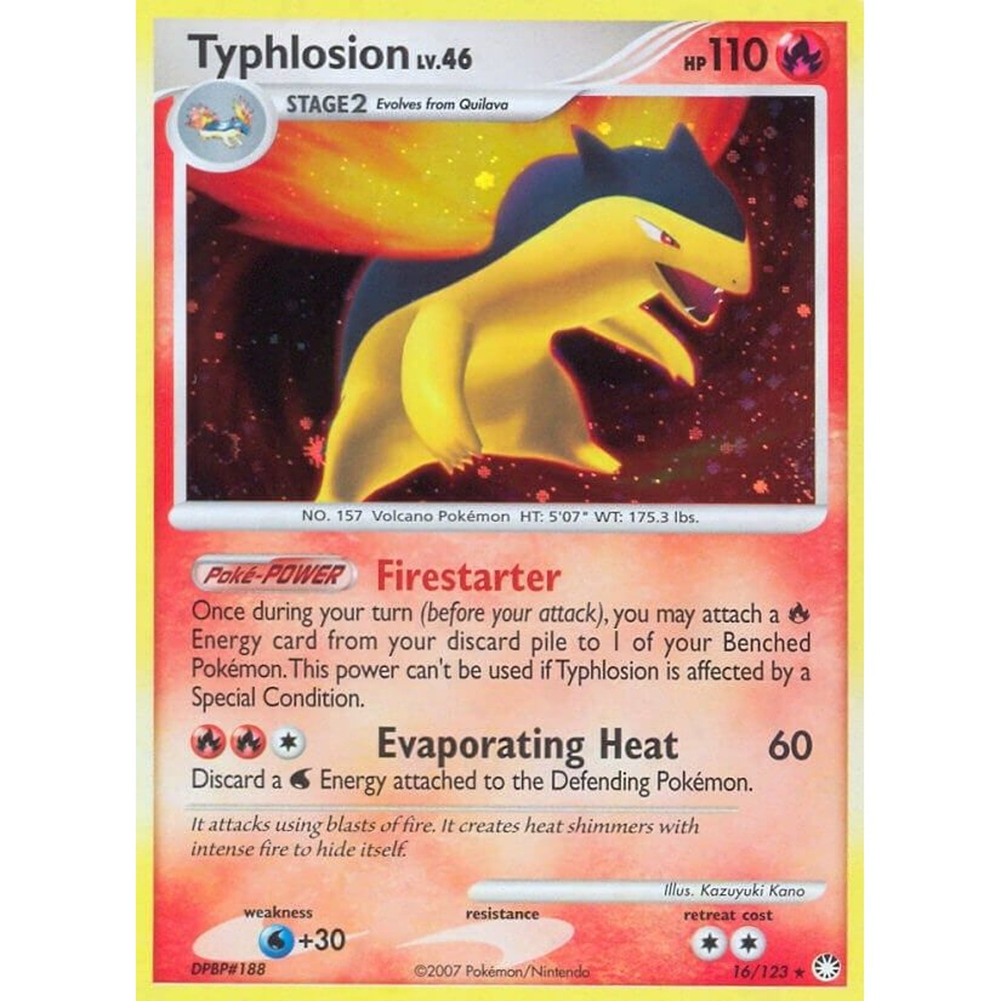 Image for Typhlosion (16/123) (MT) - Pokemon