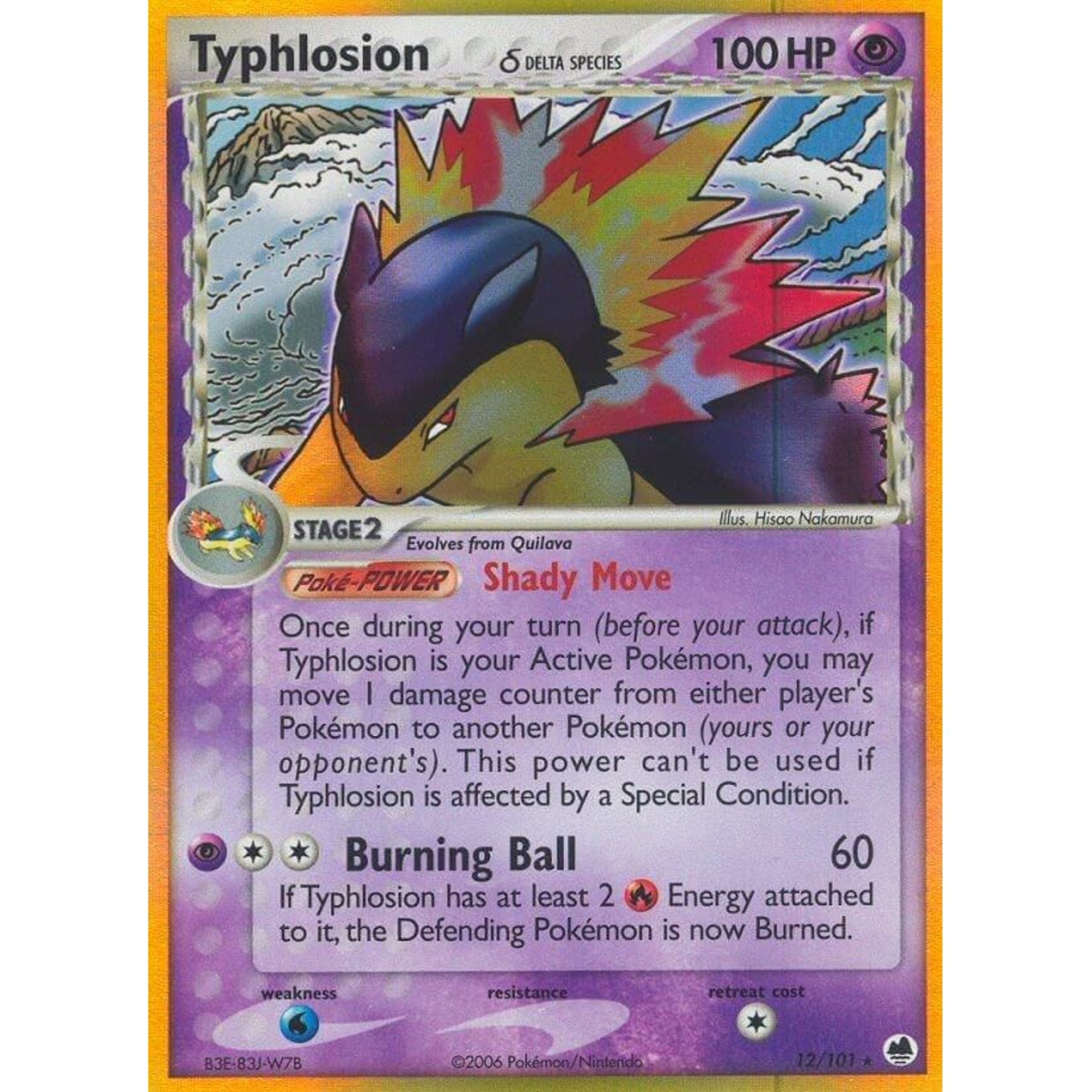 Image for Typhlosion (Delta Species) (12/101) (DF) - Pokemon