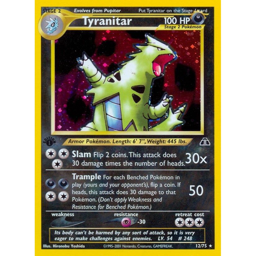 Image for Tyranitar (12) (12/75) (N2) - Pokemon
