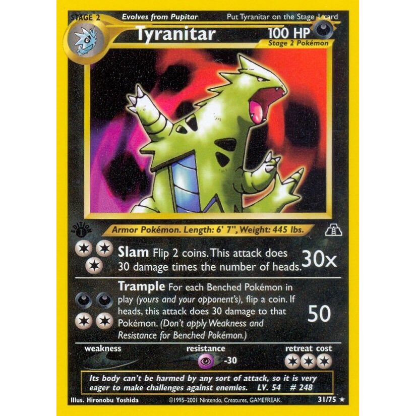 Image for Tyranitar (31) (31/75) (N2) - Pokemon