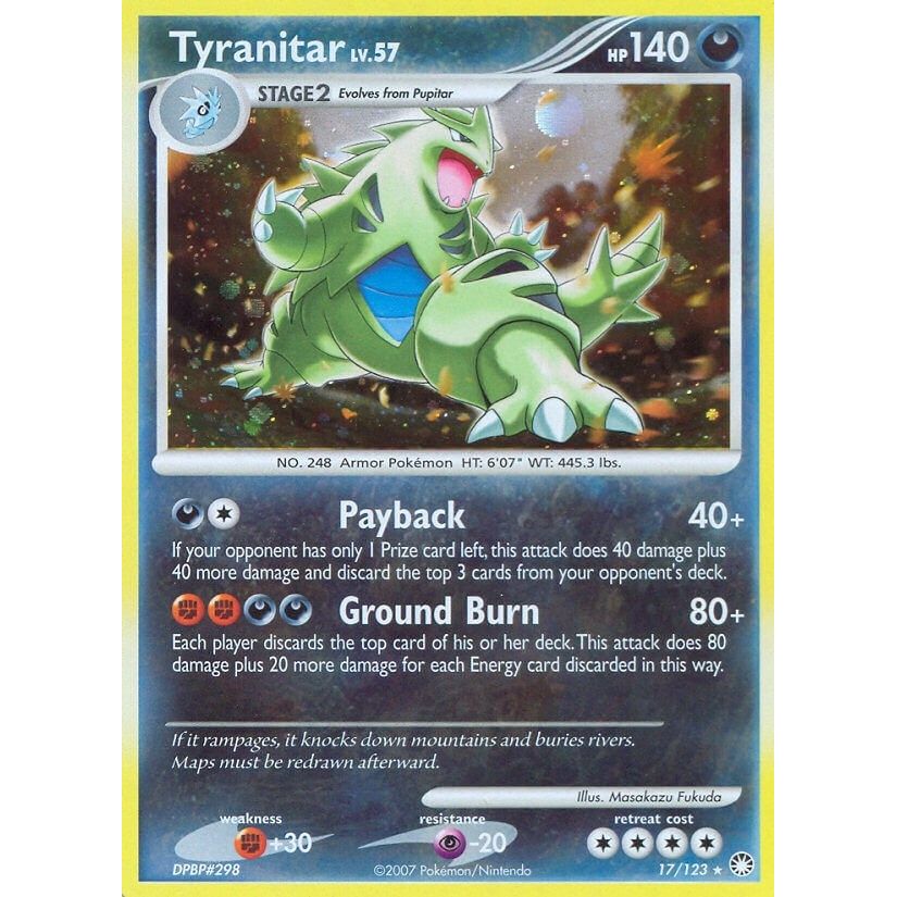 Image for Tyranitar (17/123) (MT) - Pokemon