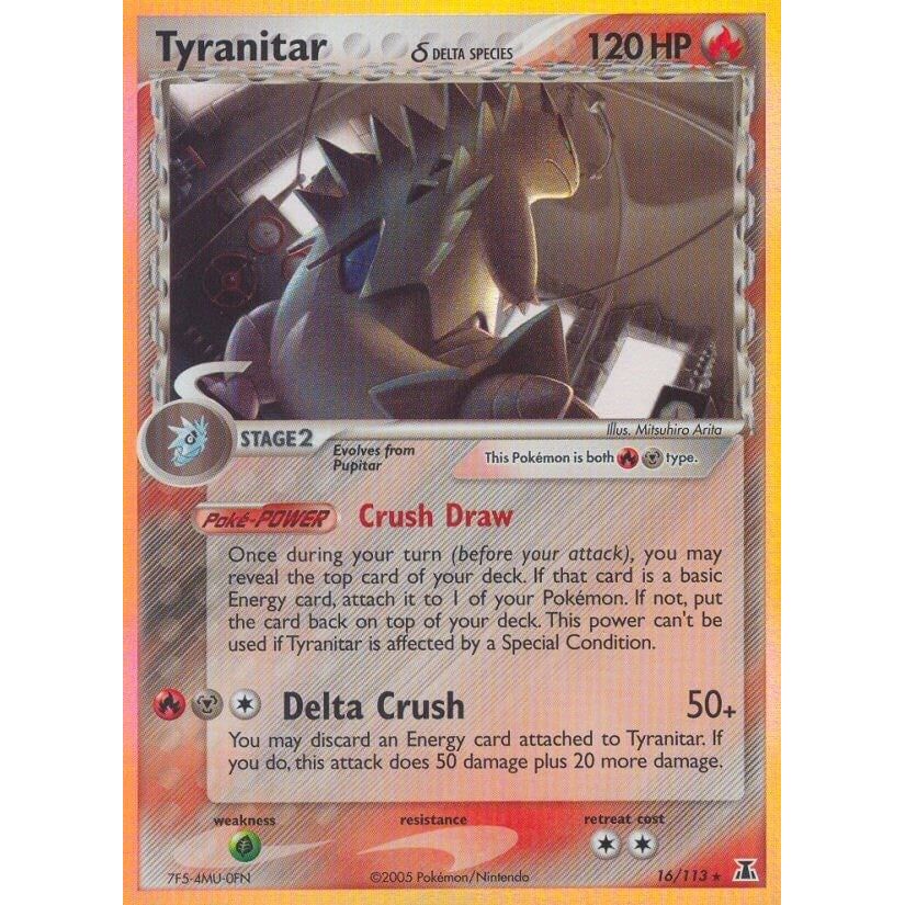 Image for Tyranitar (Delta Species) (16/113) (DS) - Pokemon