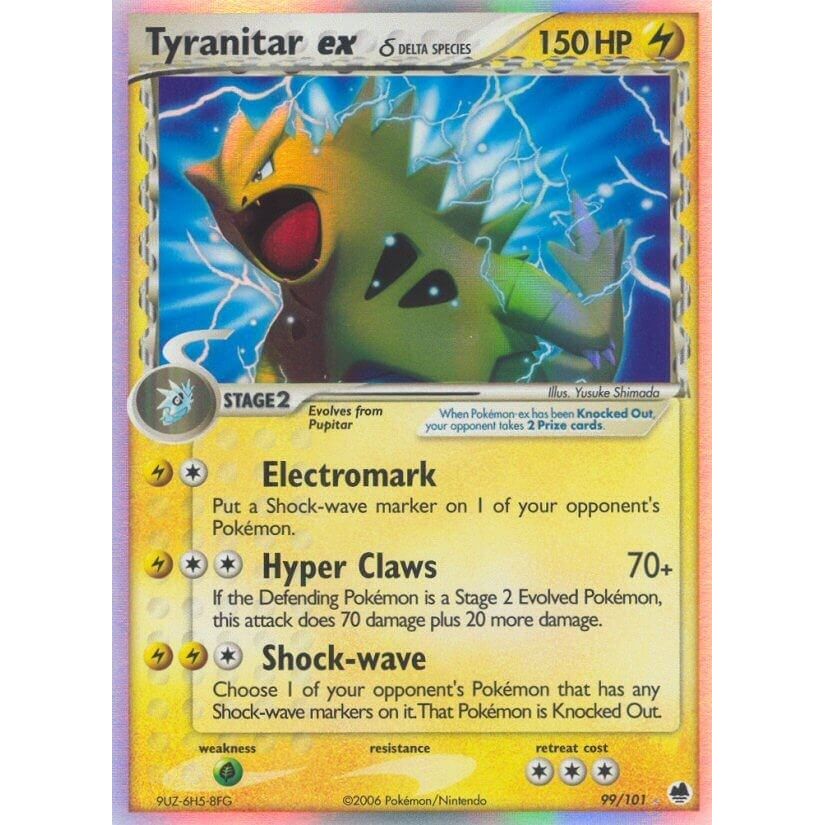 Image for Tyranitar ex (Delta Species) (99/101) (DF) - Pokemon