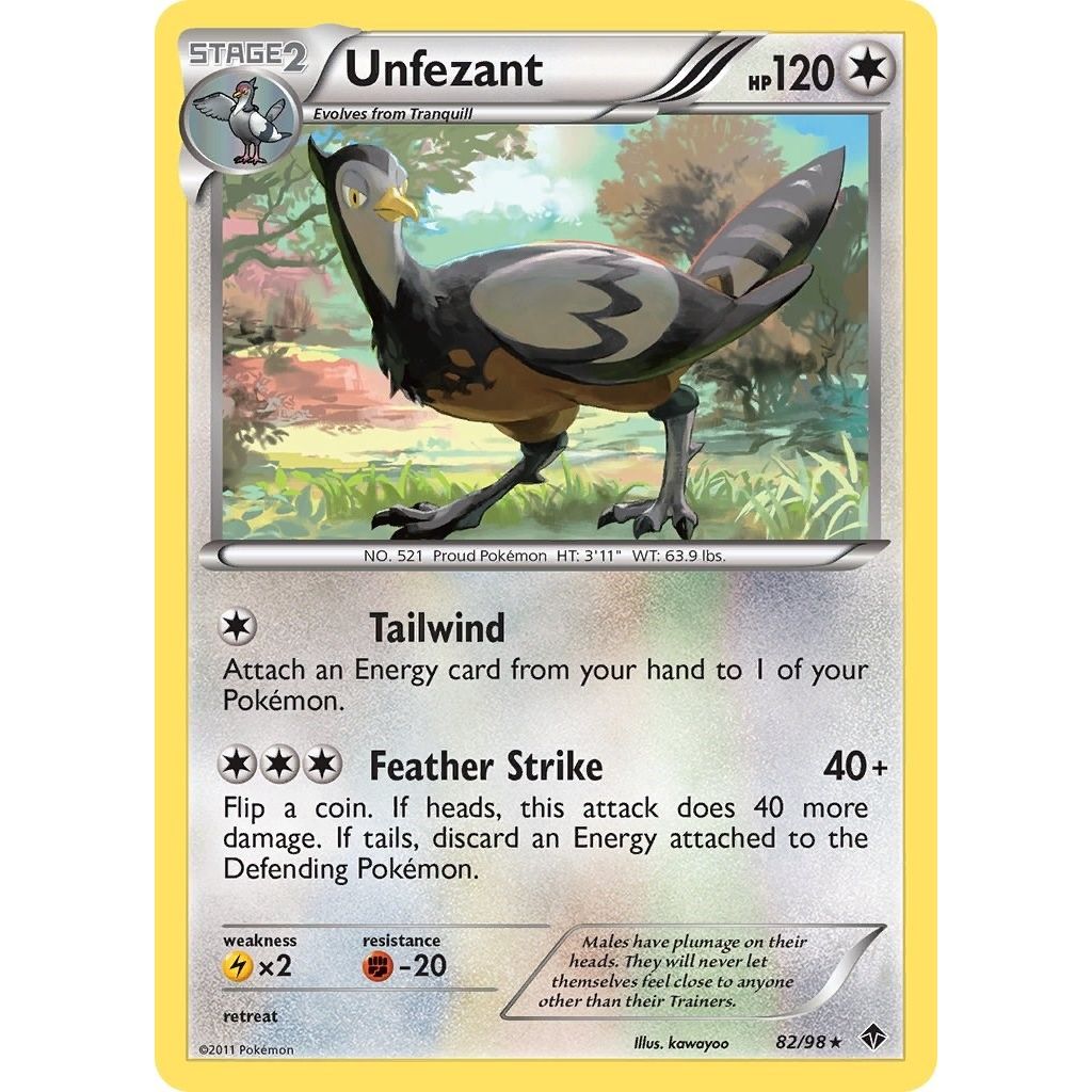 Image for Unfezant (82/98) (EPO) - Pokemon