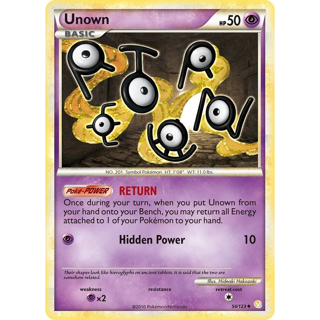 Image for Unown (54) (54/123) (HS) - Pokemon