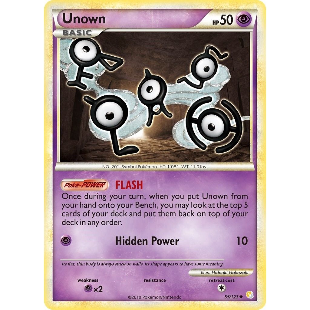 Image for Unown (55) (55/123) (HS) - Pokemon