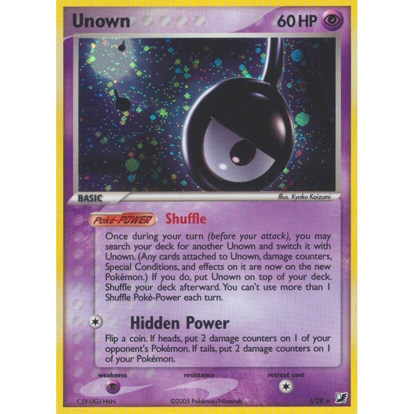 Image for Unown (!) (!/28) (UF) - Pokemon
