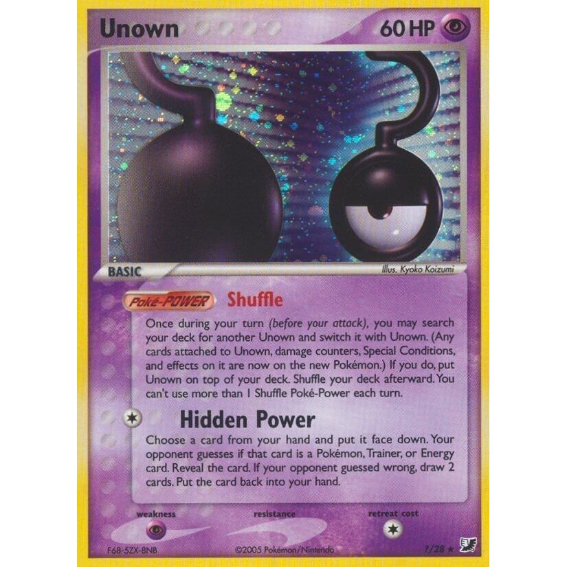 Image for Unown (?) (?/28) (UF) - Pokemon