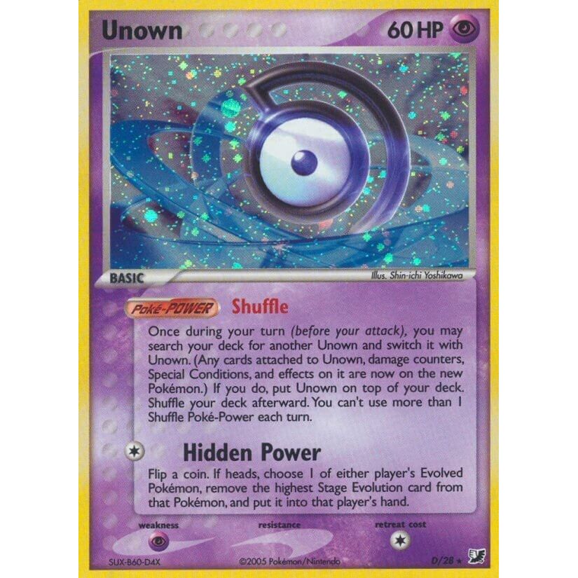Image for Unown (D) (D/28) (UF) - Pokemon
