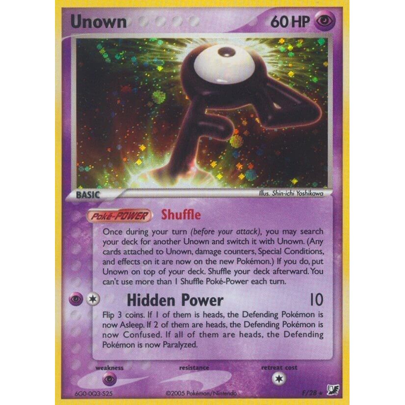 Image for Unown (F) (F/28) (UF) - Pokemon