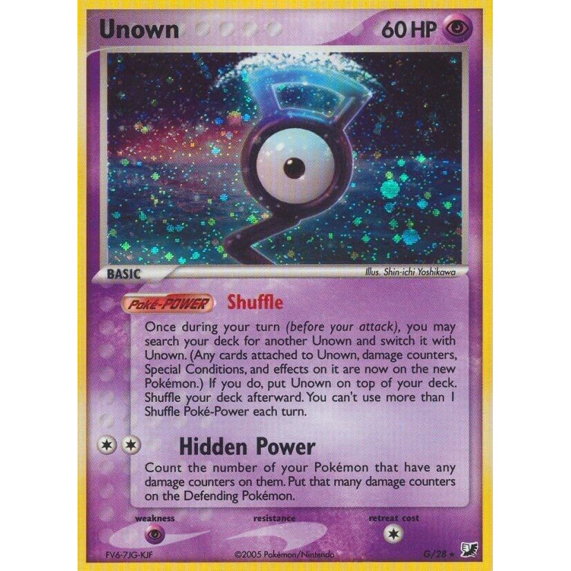 Image for Unown (G) (G/28) (UF) - Pokemon