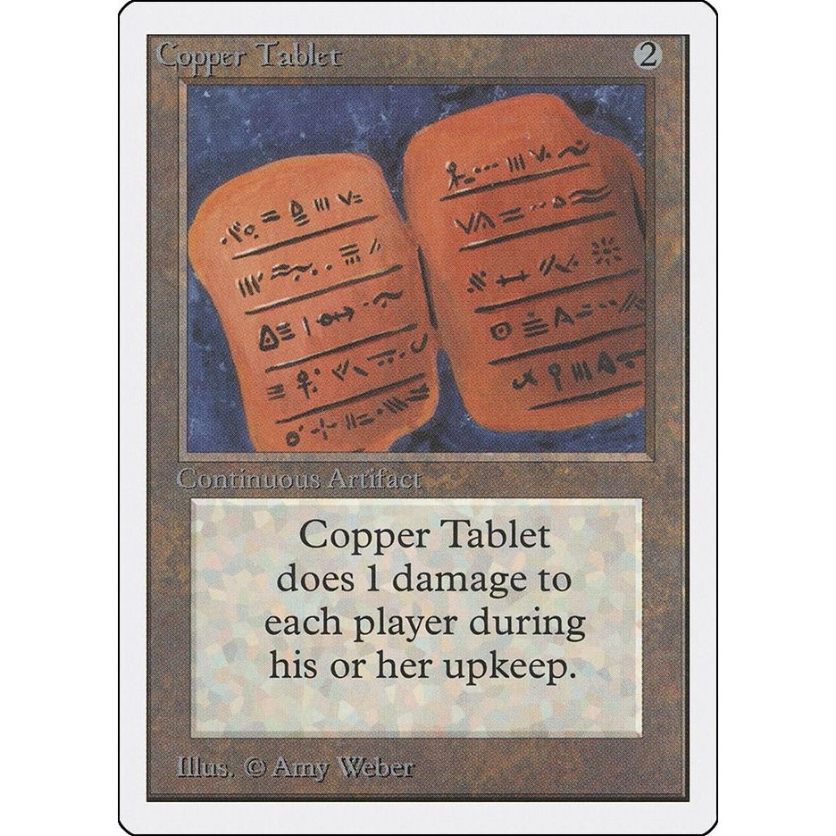 Image for Copper Tablet (2ED) - Magic: The Gathering