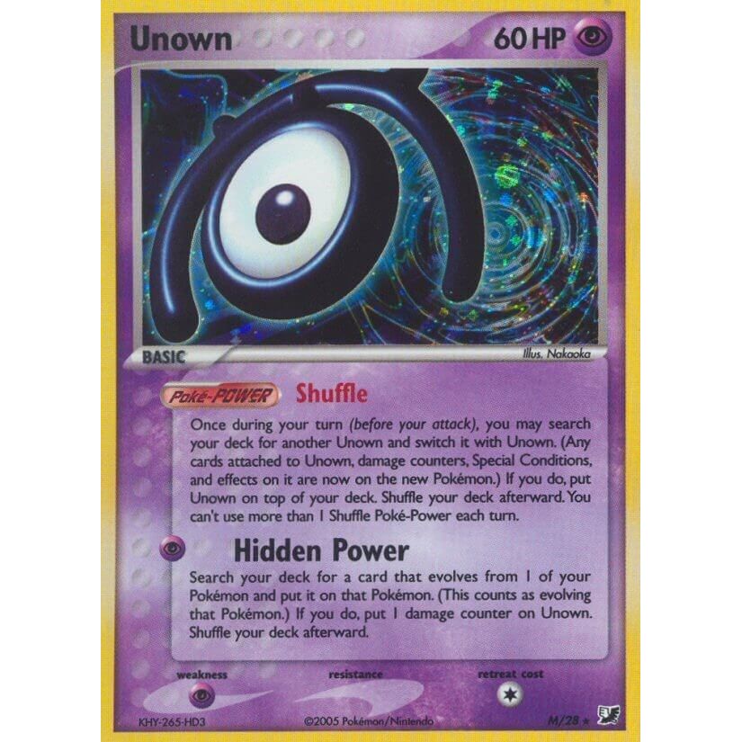 Image for Unown (M) (M/28) (UF) - Pokemon